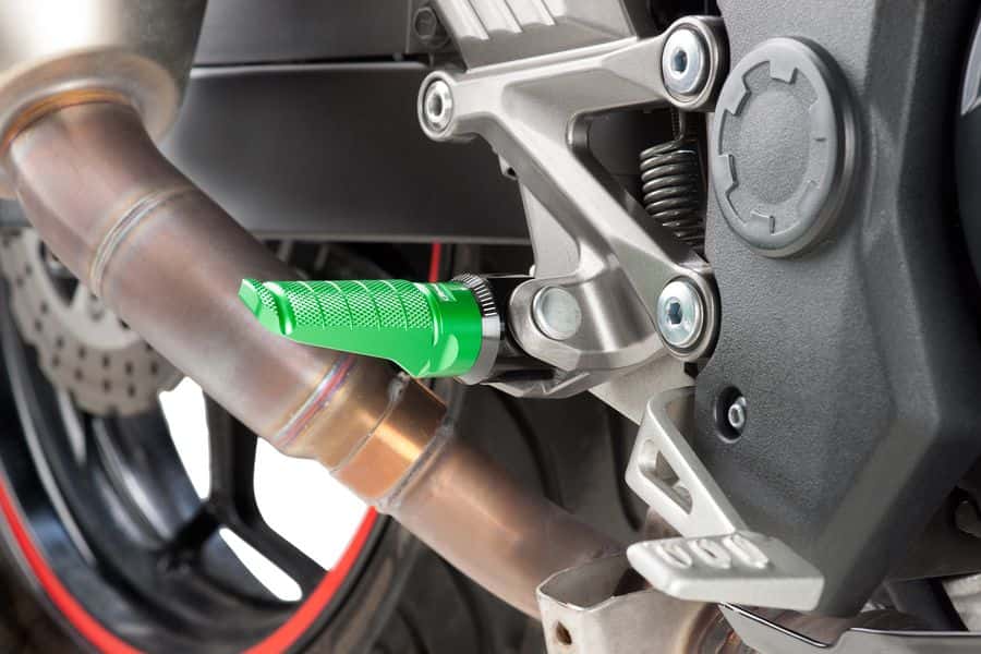 Puig Racing Footpegs | Green -  Shop name