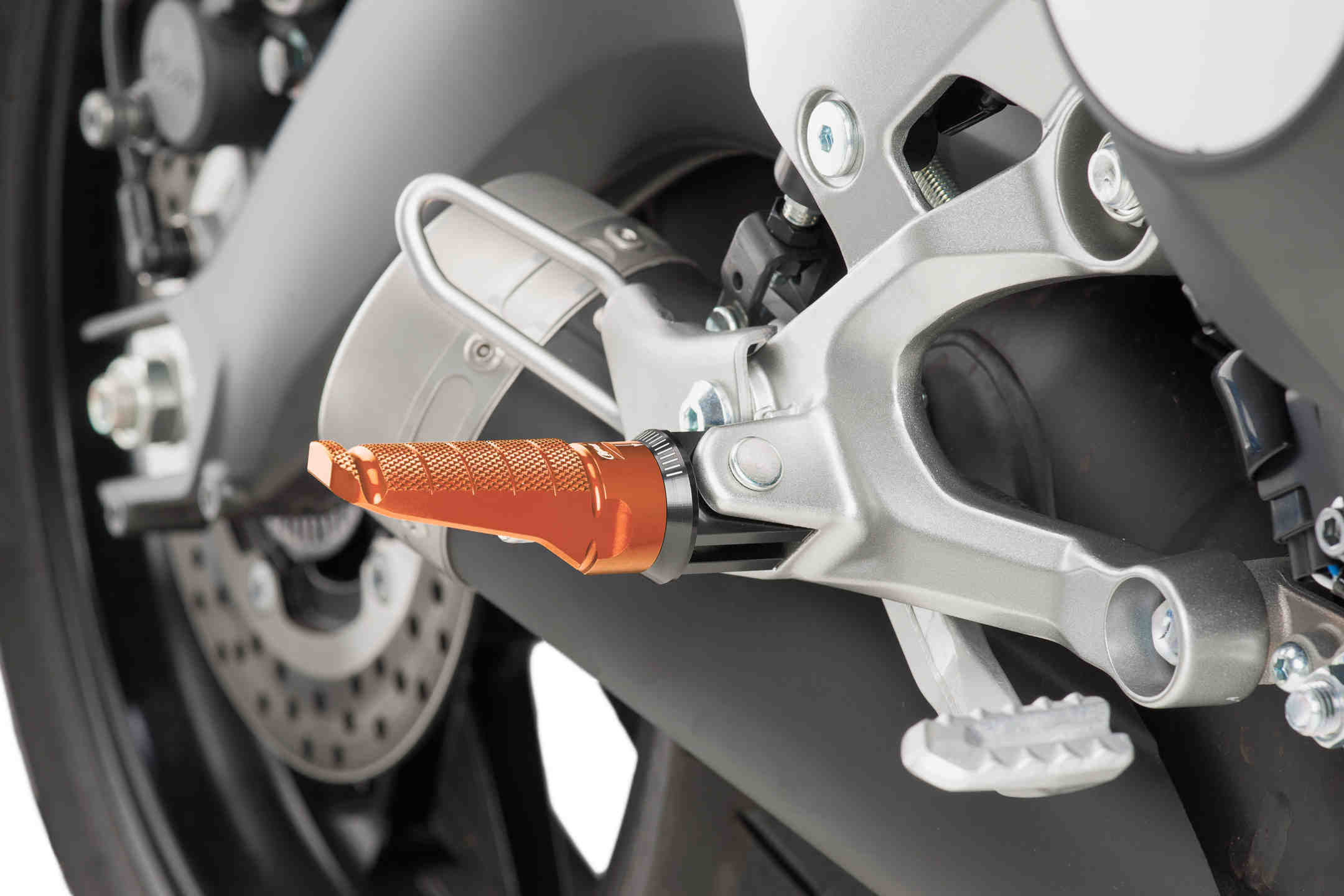 Puig Racing Footpegs | Orange -  Shop name