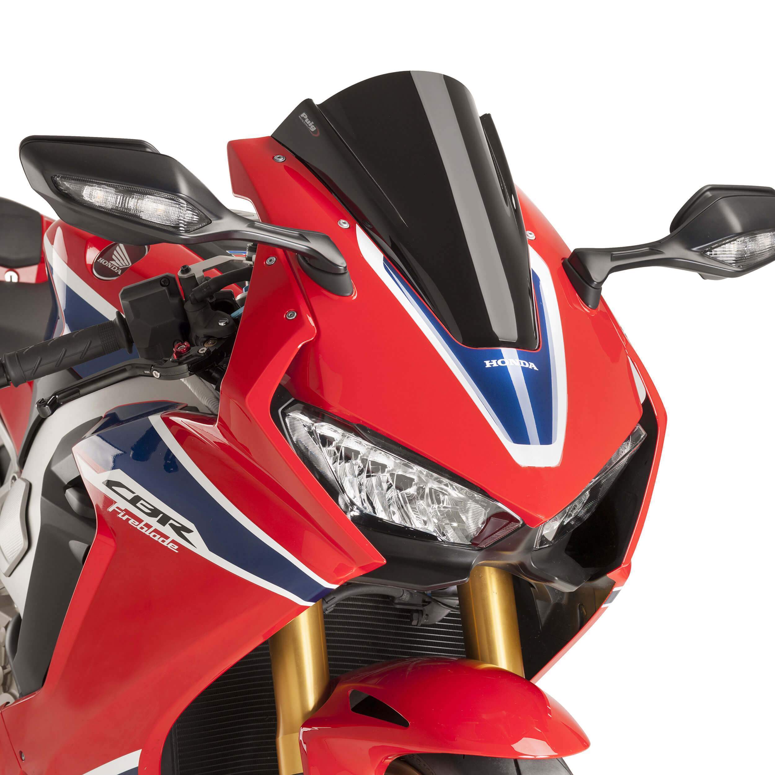 Puig Racing Screen | Black (Opaque) | Honda CBR 1000 RR 2017>2019 -  Shop name