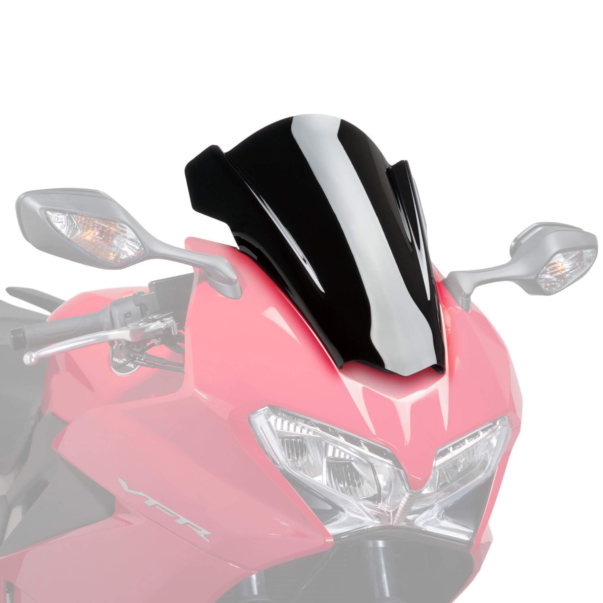 Puig Racing Screen | Black (Opaque) | Honda VFR 800 F 2014>Current -  Shop name