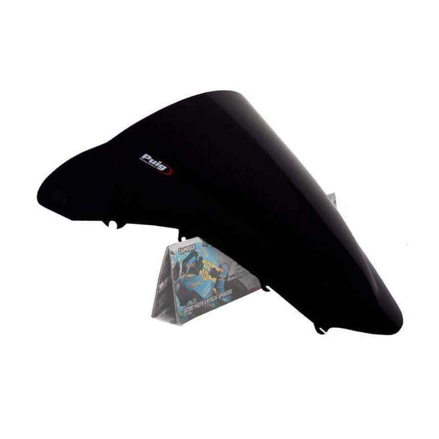 Puig Racing Screen | Black (Opaque) | Honda VFR 800 V-Tec 2002>2013-Screens-Pyramid Motorcycle Accessories