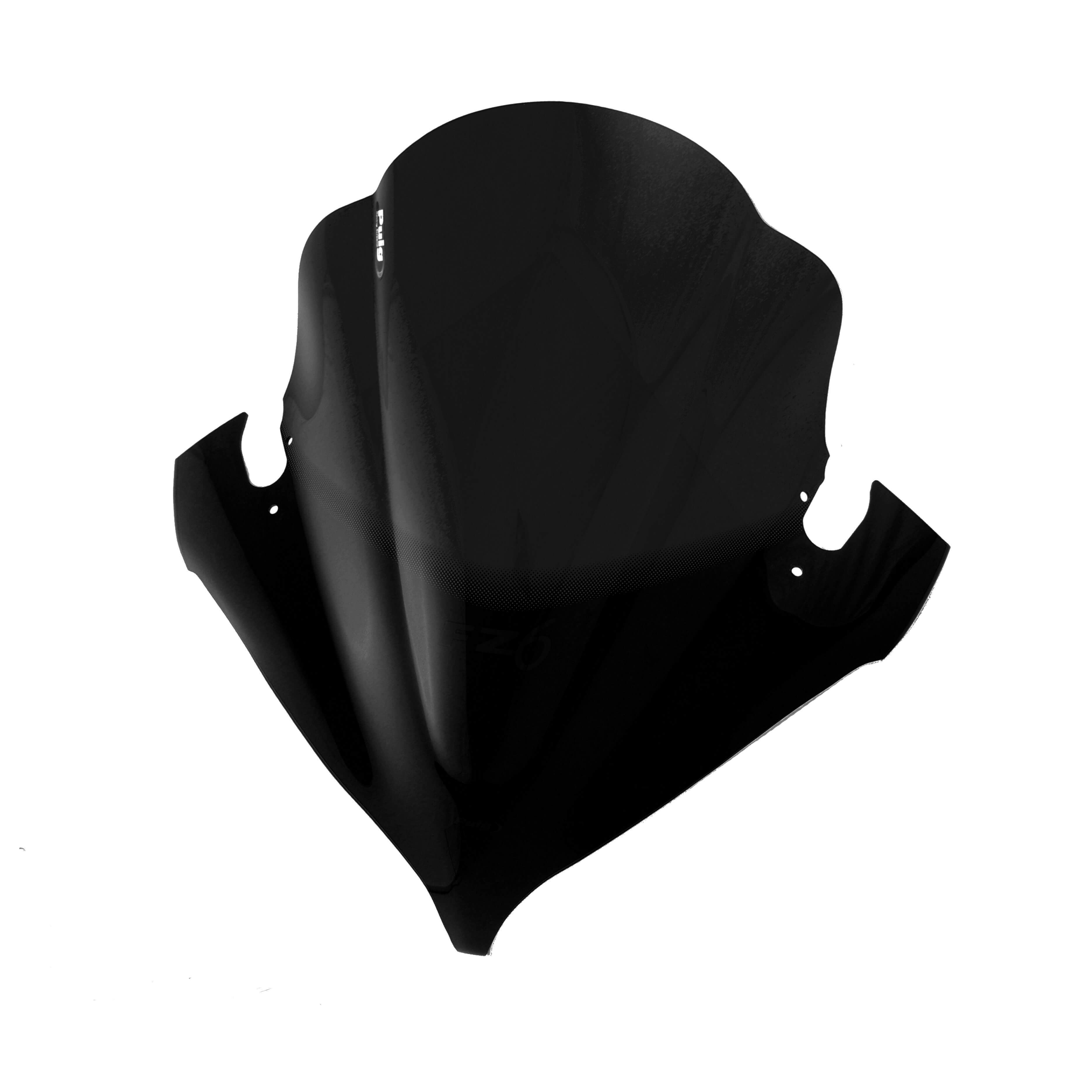 Puig Racing Screen | Black (Opaque) | Yamaha FZ6 Fazer 2004>2008-Screens-Pyramid Motorcycle Accessories