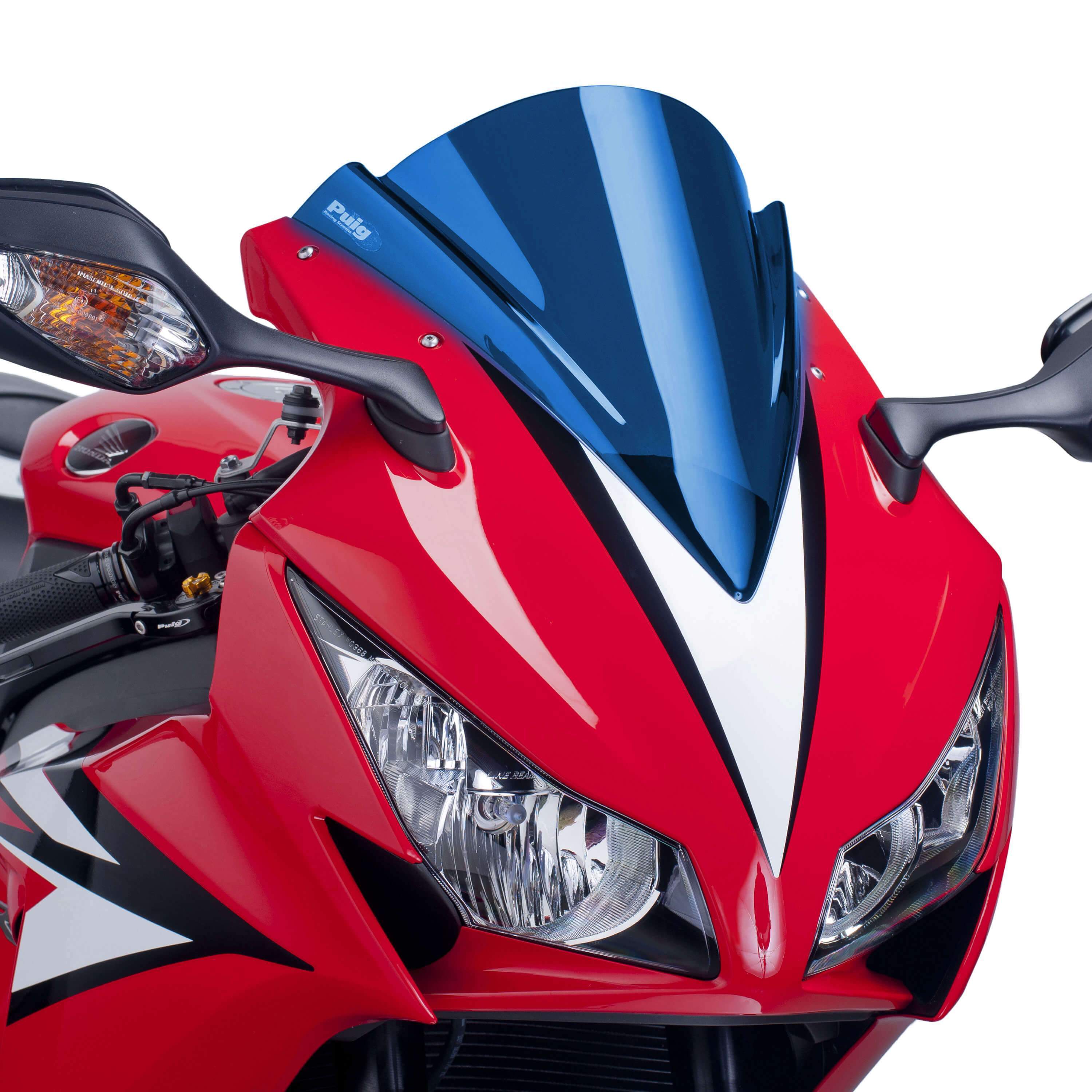 Puig Racing Screen | Blue | Honda CBR 1000 RR 2012>2016-Screens-Pyramid Motorcycle Accessories