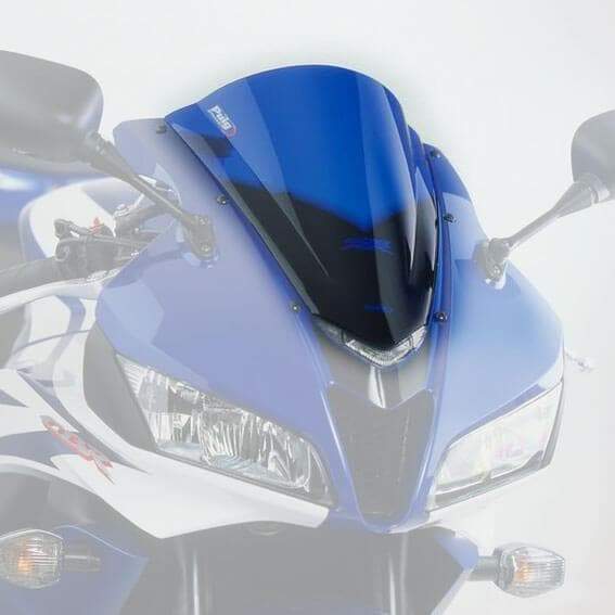 Puig Racing Screen | Blue | Honda CBR 600 RR 2007>2012-Screens-Pyramid Motorcycle Accessories