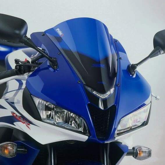 Puig Racing Screen | Blue | Honda CBR 600 RR 2007>2012-Screens-Pyramid Motorcycle Accessories