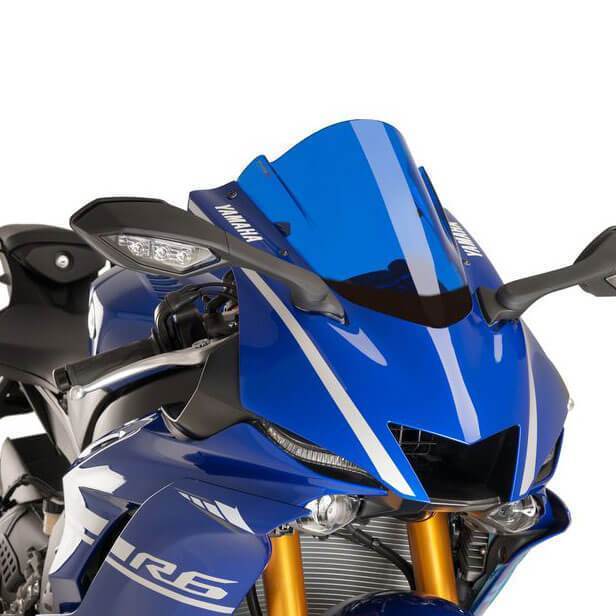 Puig Racing Screen | Blue | Yamaha YZF-R6 2017>Current -  Shop name