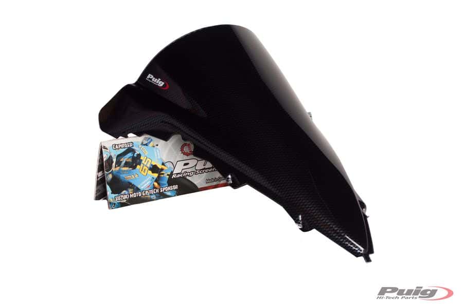 Puig Racing Screen | Carbon Look | Yamaha YZF-R1 2009>2014-Screens-Pyramid Motorcycle Accessories