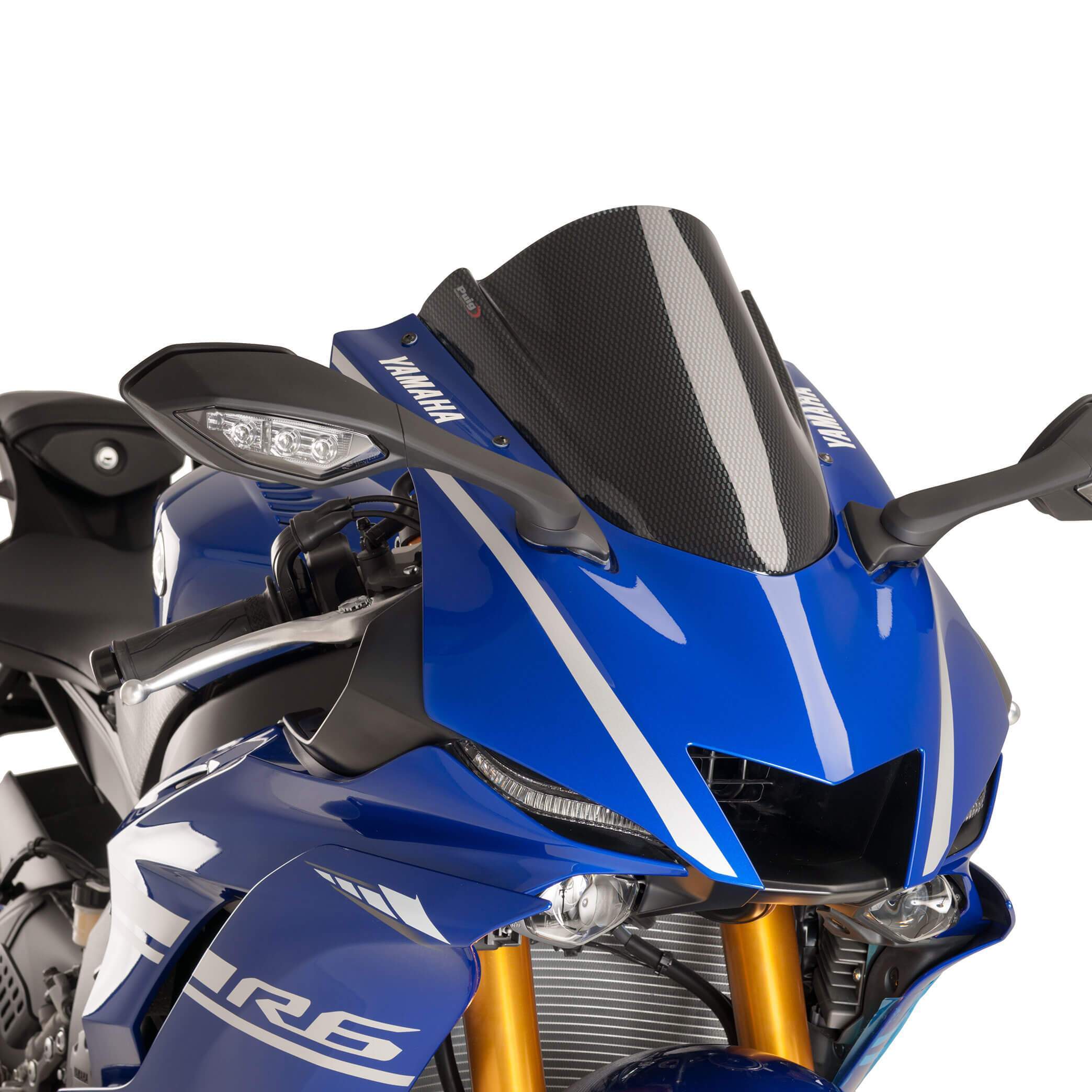 Puig Racing Screen | Carbon Look | Yamaha YZF-R6 2017>Current -  Shop name