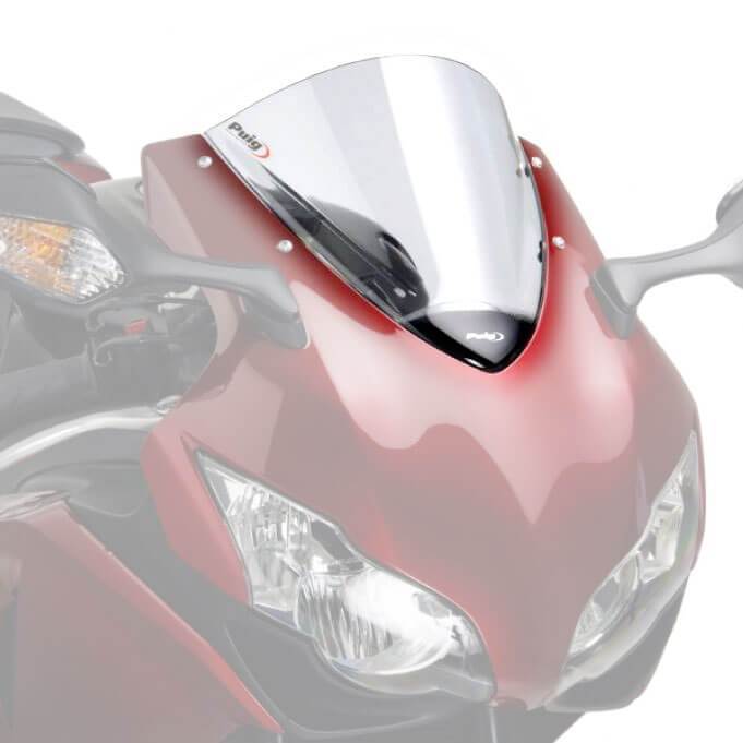 Puig Racing Screen | Clear | Honda CBR 1000 RR 2008>2011-Screens-Pyramid Motorcycle Accessories