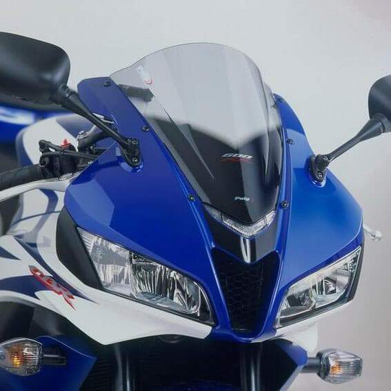 Puig Racing Screen | Clear | Honda CBR 600 RR 2007>2012-Screens-Pyramid Motorcycle Accessories
