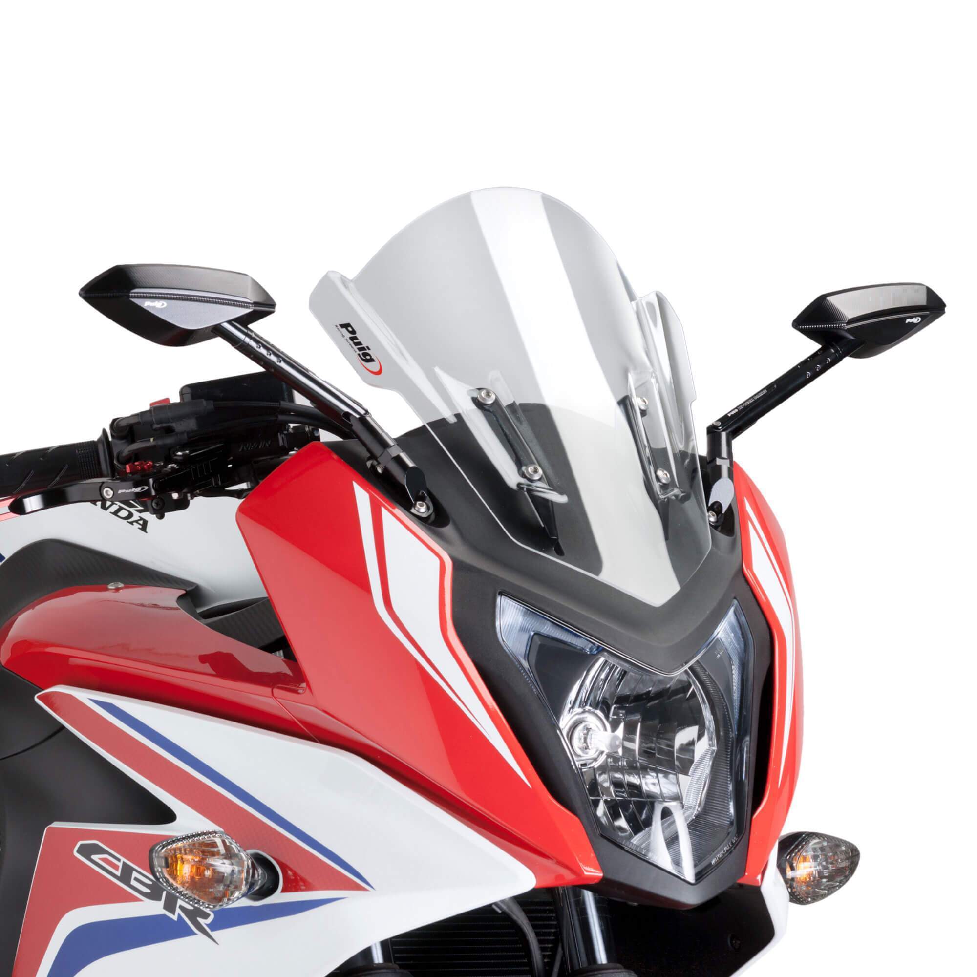 Puig Racing Screen | Clear | Honda CBR 650 F 2014>Current -  Shop name