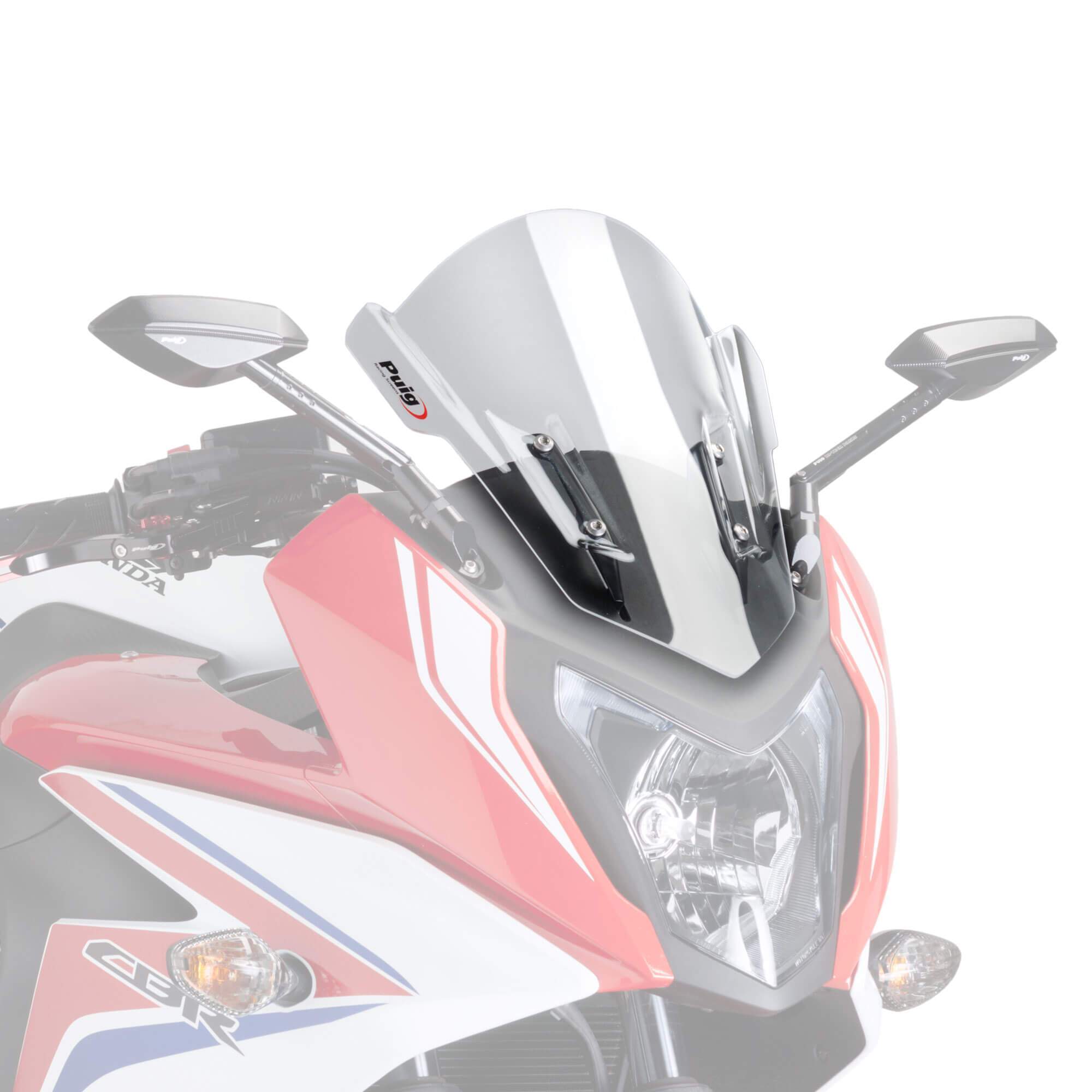 Puig Racing Screen | Clear | Honda CBR 650 F 2014>Current -  Shop name