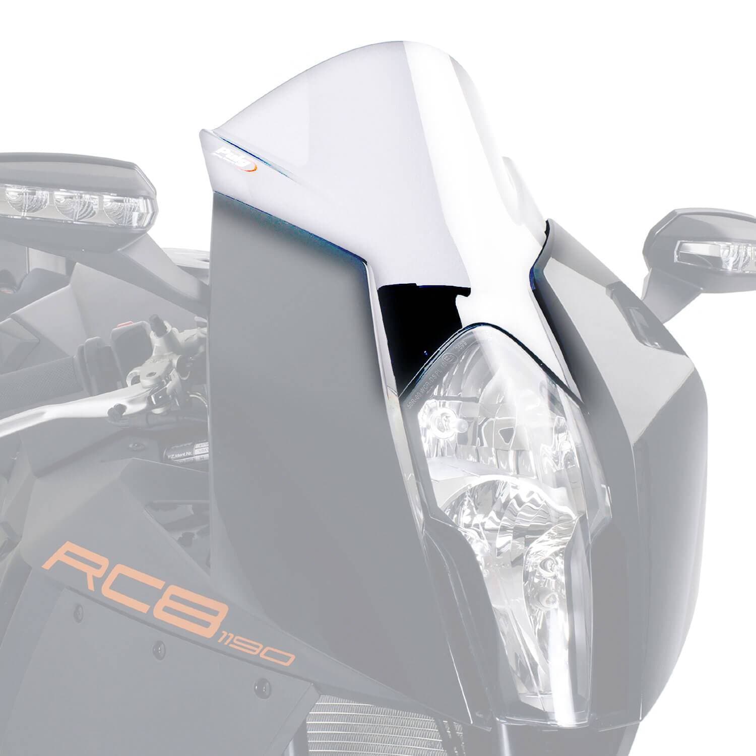 Puig Racing Screen | Clear | KTM 1190 RC8/R 2008>2015-M4944W-Screens-Pyramid Motorcycle Accessories