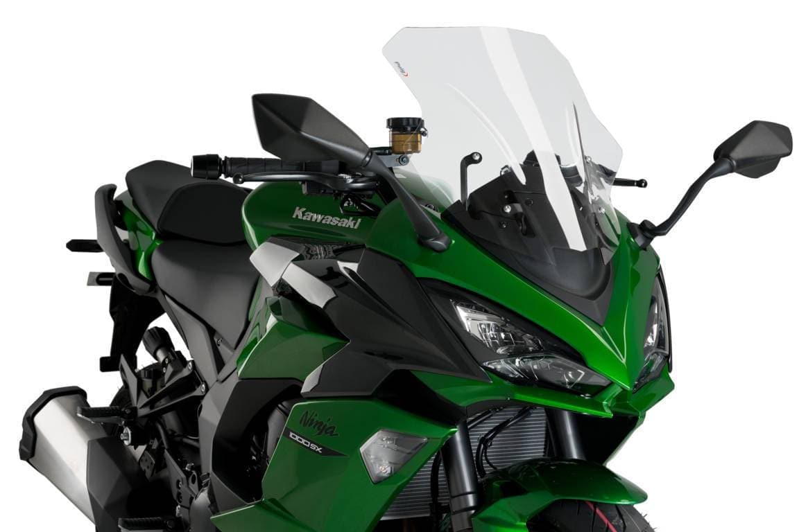 Puig Racing Screen | Clear | Kawasaki Ninja 1000 SX 2020>Current-M20471W-Screens-Pyramid Motorcycle Accessories