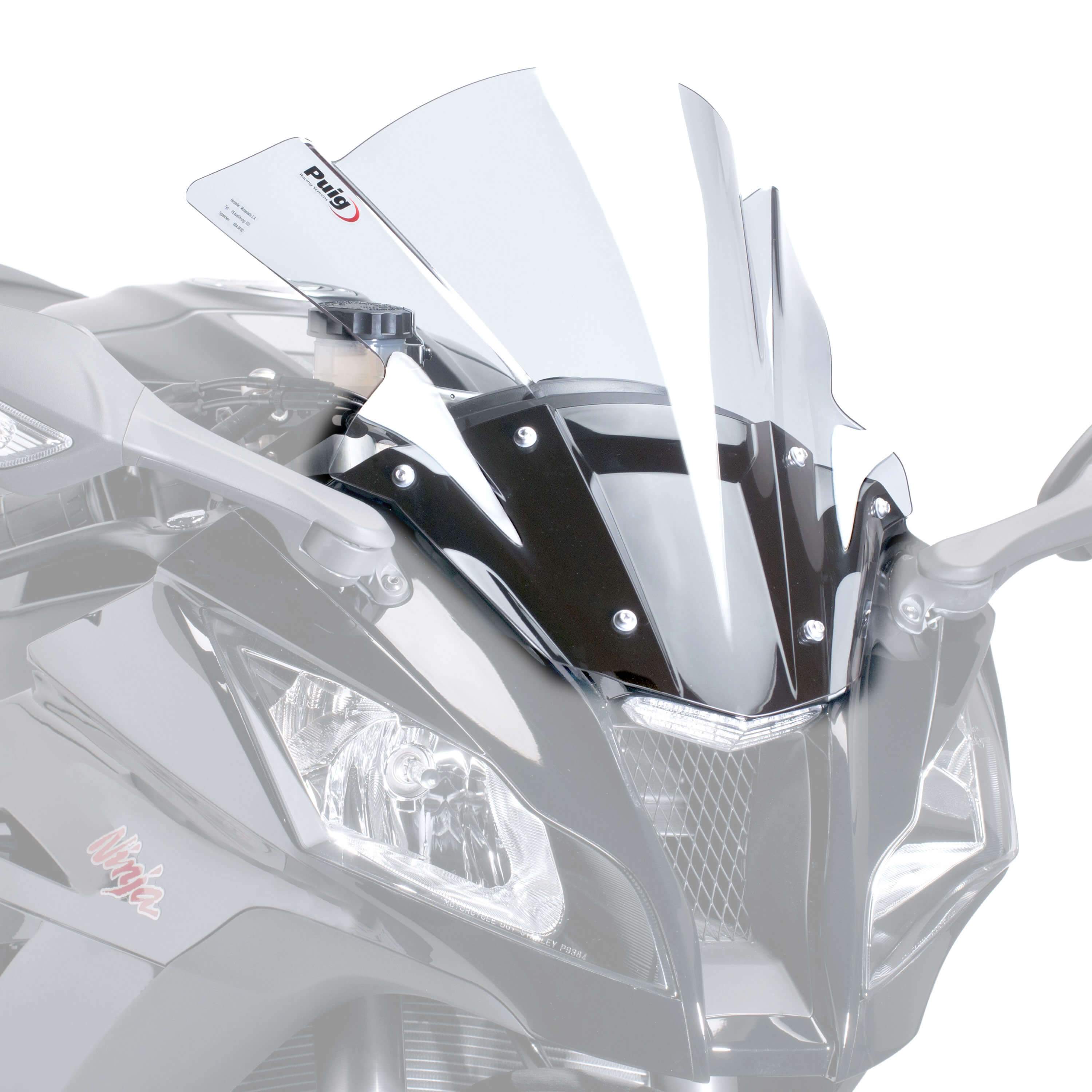 Puig Racing Screen | Clear | Kawasaki ZX10-R 2011>2015-M5603W-Screens-Pyramid Motorcycle Accessories