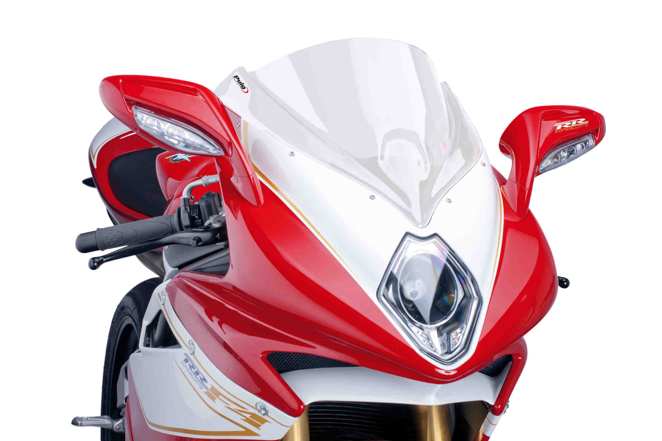 Puig Racing Screen | Clear | MV Agusta F4 2010>Current-M5256W-Screens-Pyramid Motorcycle Accessories