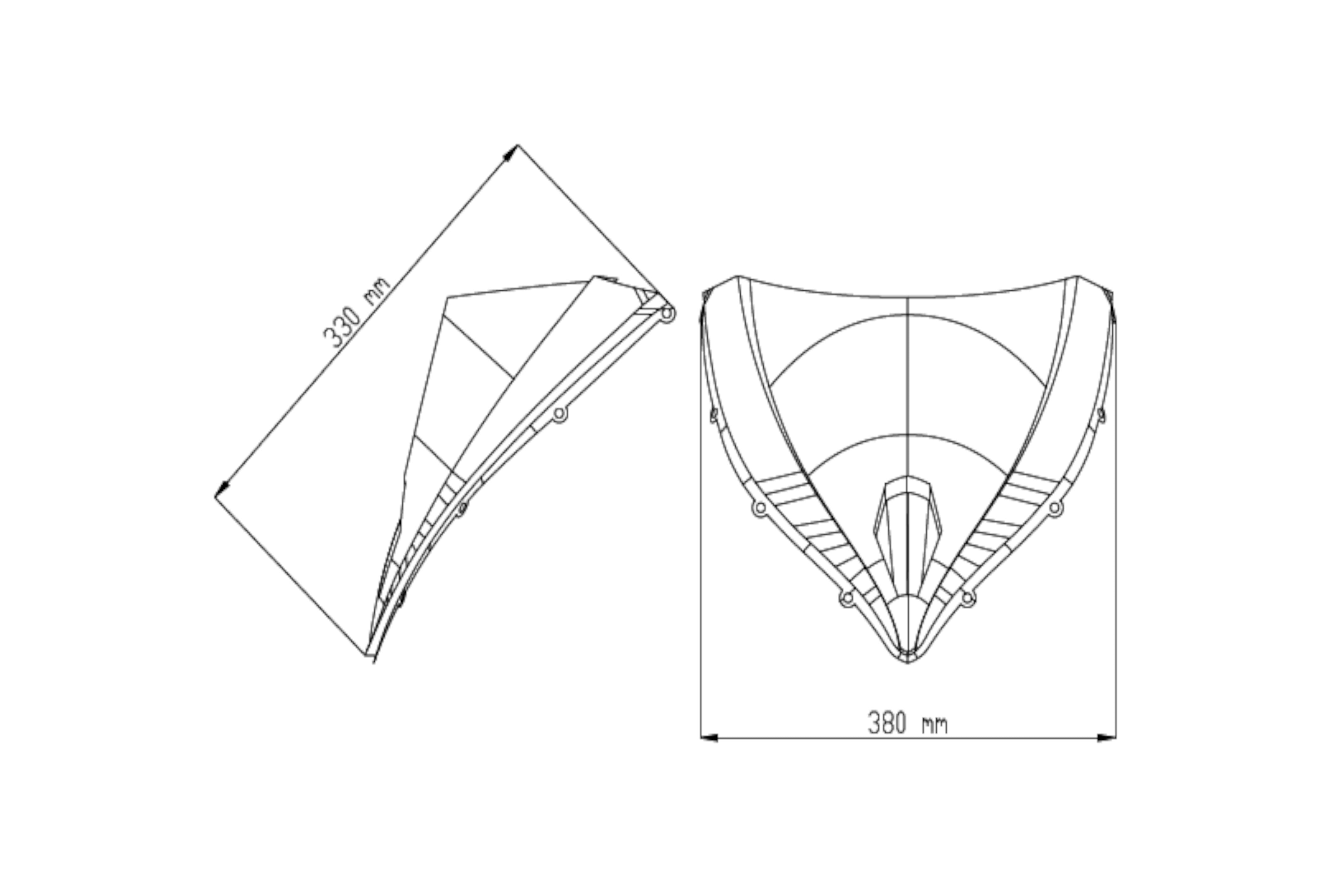 Puig Racing Screen | Clear | MV Agusta F4 RR 2013>Current-M5256W-Screens-Pyramid Motorcycle Accessories