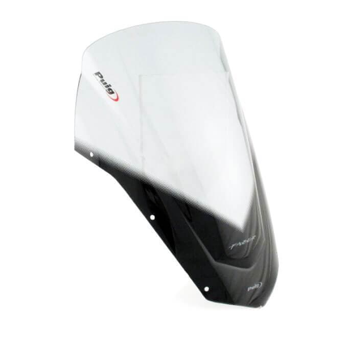 Puig Racing Screen | Clear | Yamaha FZ6 Fazer S2 2007>2010-Screens-Pyramid Motorcycle Accessories