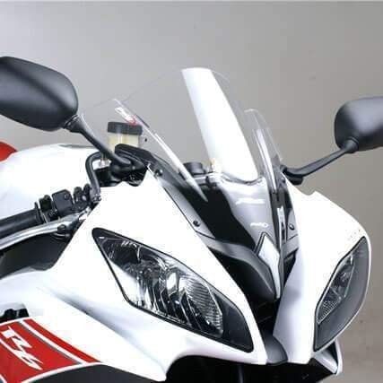Puig Racing Screen | Clear | Yamaha YZF-R6 2008>2015-Screens-Pyramid Motorcycle Accessories