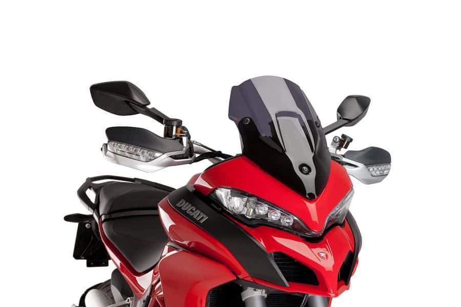 Puig Racing Screen | Dark Smoke | Ducati Multistrada 1260 S 2018>2020-M7622F-Screens-Pyramid Motorcycle Accessories