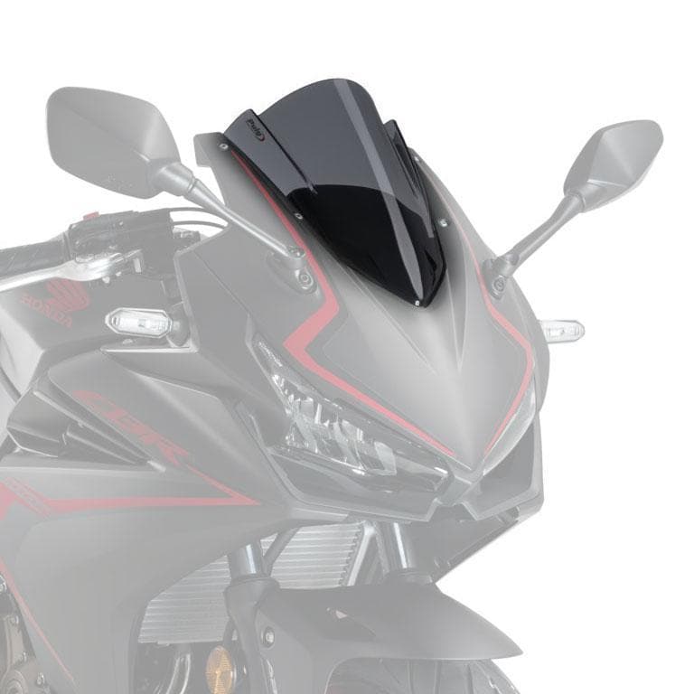 Puig Racing Screen | Dark Smoke | Honda CBR 500 R 2019>Current -  Shop name