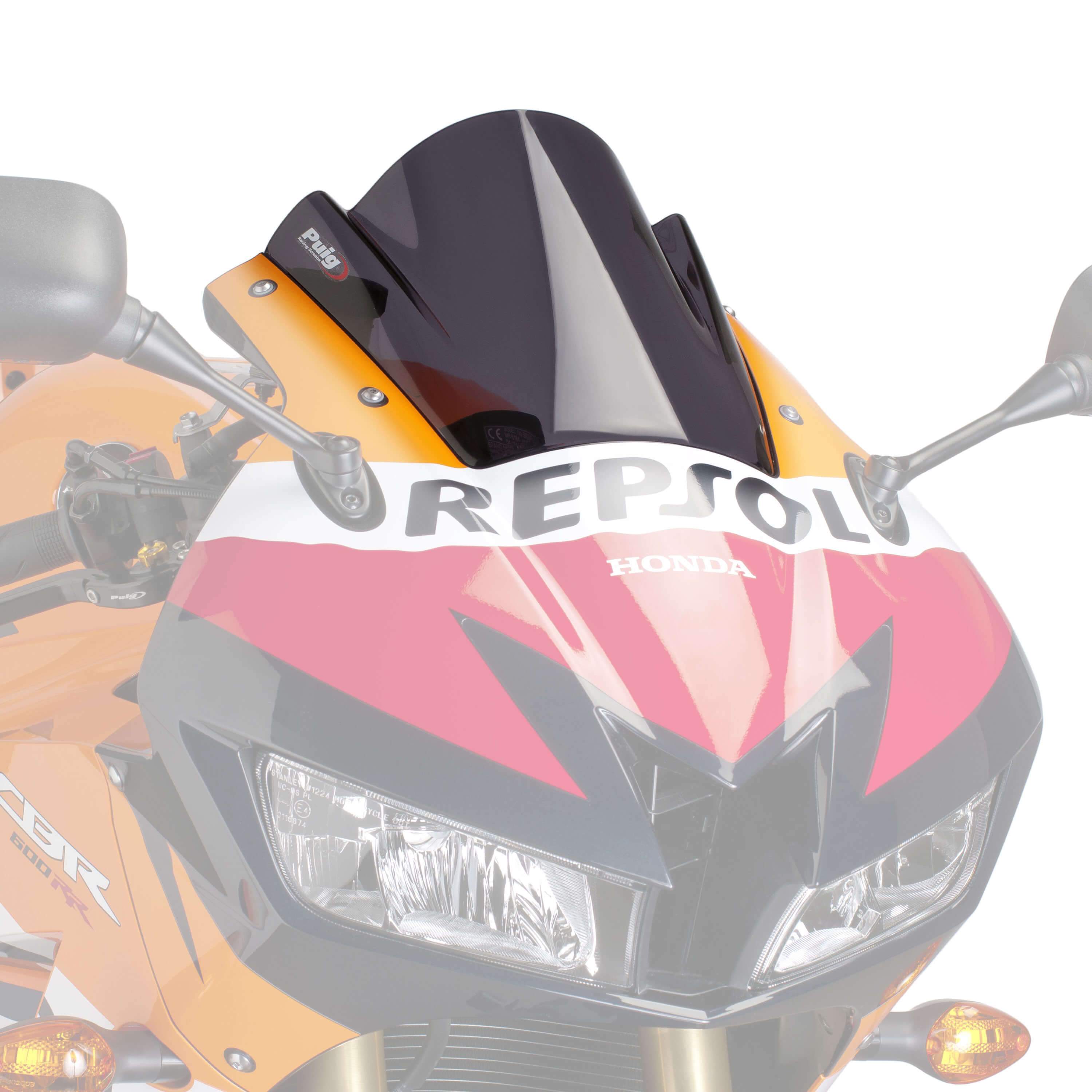 Puig Racing Screen | Dark Smoke | Honda CBR 600 RR 2013>2016 -  Shop name