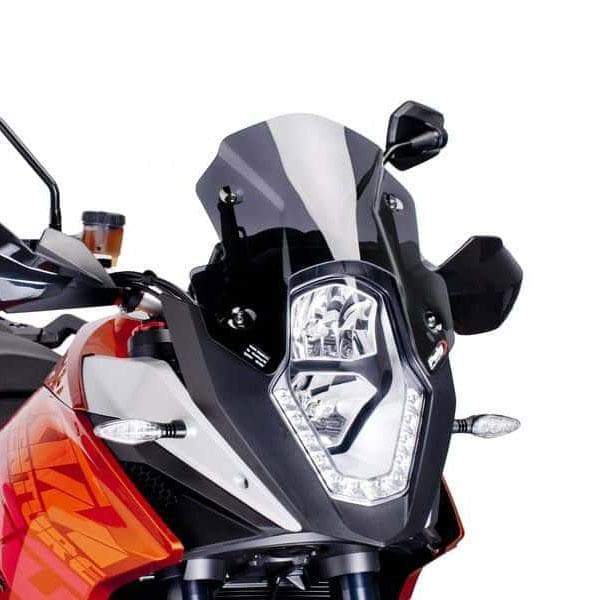 Puig Racing Screen | Dark Smoke | KTM 1090 Adventure R 2017>Current-M6847F-Screens-Pyramid Motorcycle Accessories