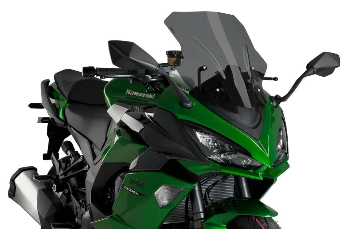 Puig Racing Screen | Dark Smoke | Kawasaki Ninja 1000 SX 2020>Current-M20471F-Screens-Pyramid Plastics