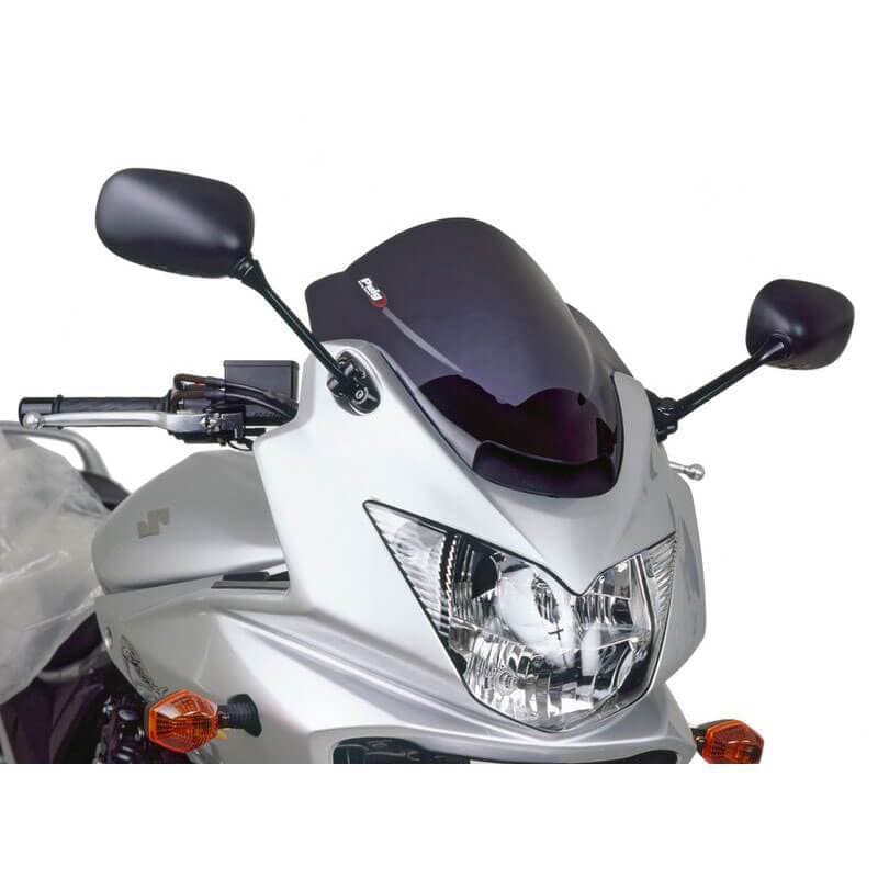 Puig Racing Screen | Dark Smoke | Suzuki GSF 650 S Bandit 2005>2008-M2107F-Screens-Pyramid Motorcycle Accessories