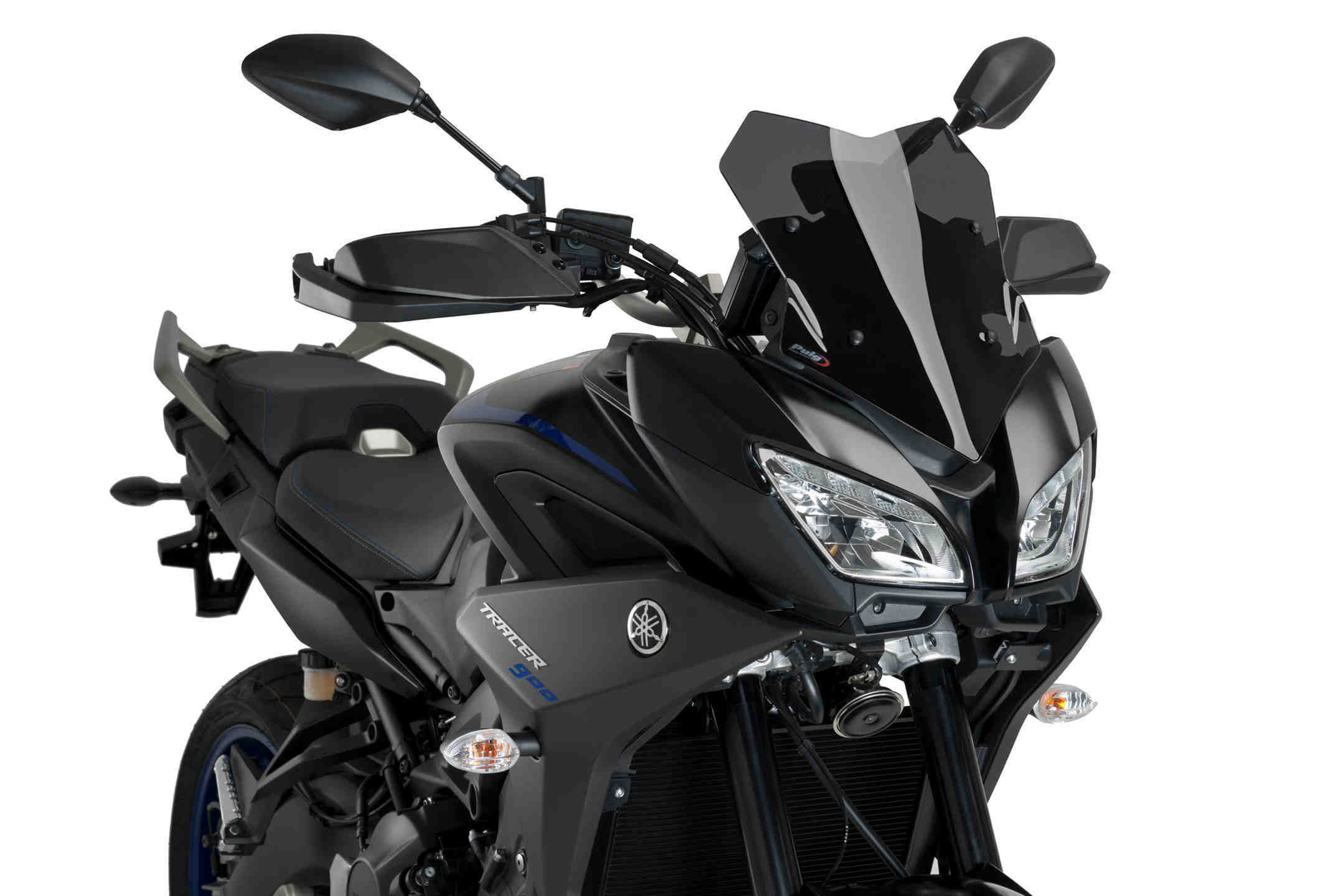 Puig Racing Screen | Dark Smoke | Yamaha Tracer 900 2018>2020-M9724F-Screens-Pyramid Motorcycle Accessories