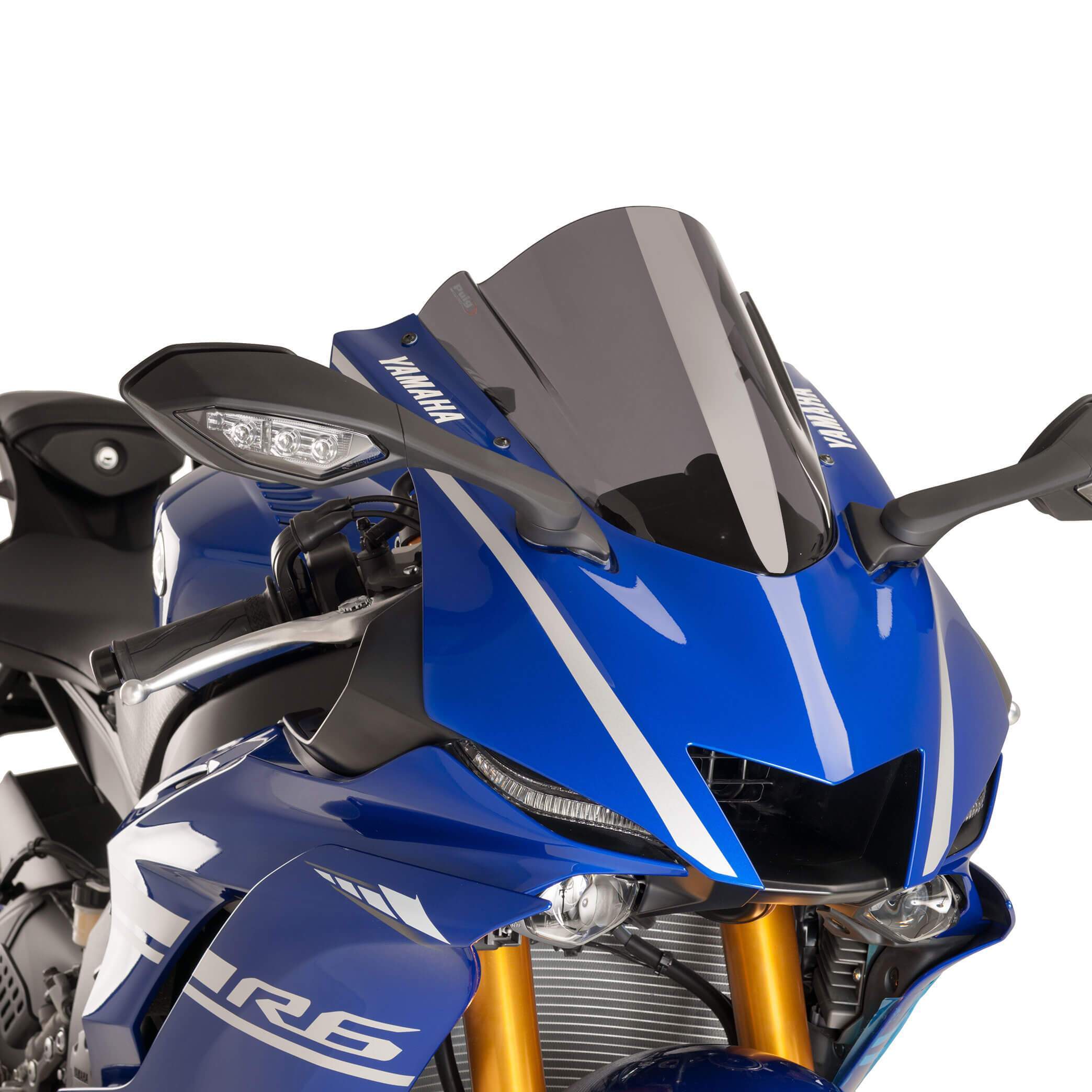 Puig Racing Screen | Dark Smoke | Yamaha YZF-R6 2017>Current -  Shop name