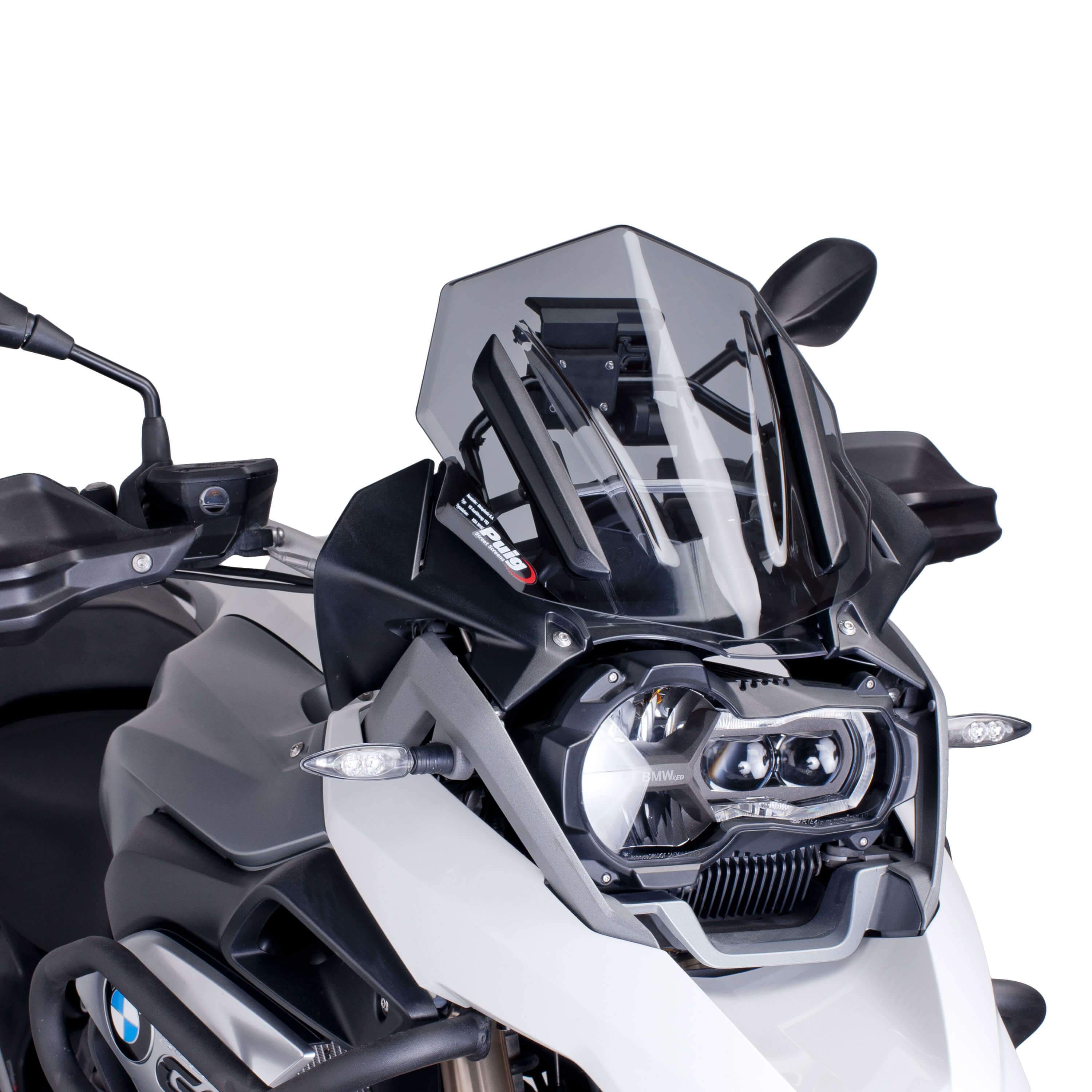 Puig Racing Screen | Light Smoke | BMW R1200 GS 2013>2018-M6487H-Screens-Pyramid Motorcycle Accessories