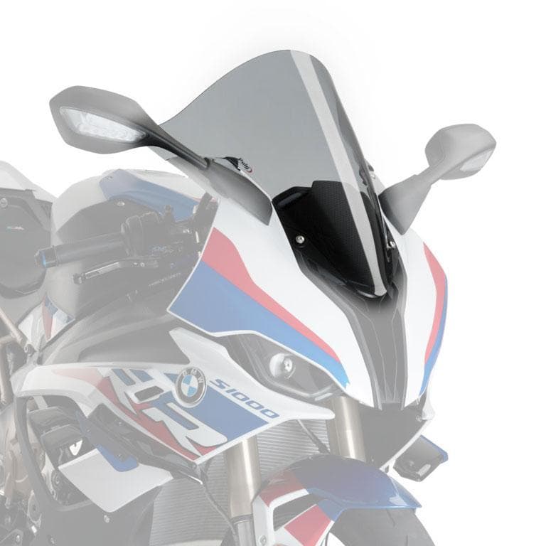 Puig Racing Screen | Light Smoke | BMW S1000 RR 2019>Current-M3641H-Screens-Pyramid Motorcycle Accessories