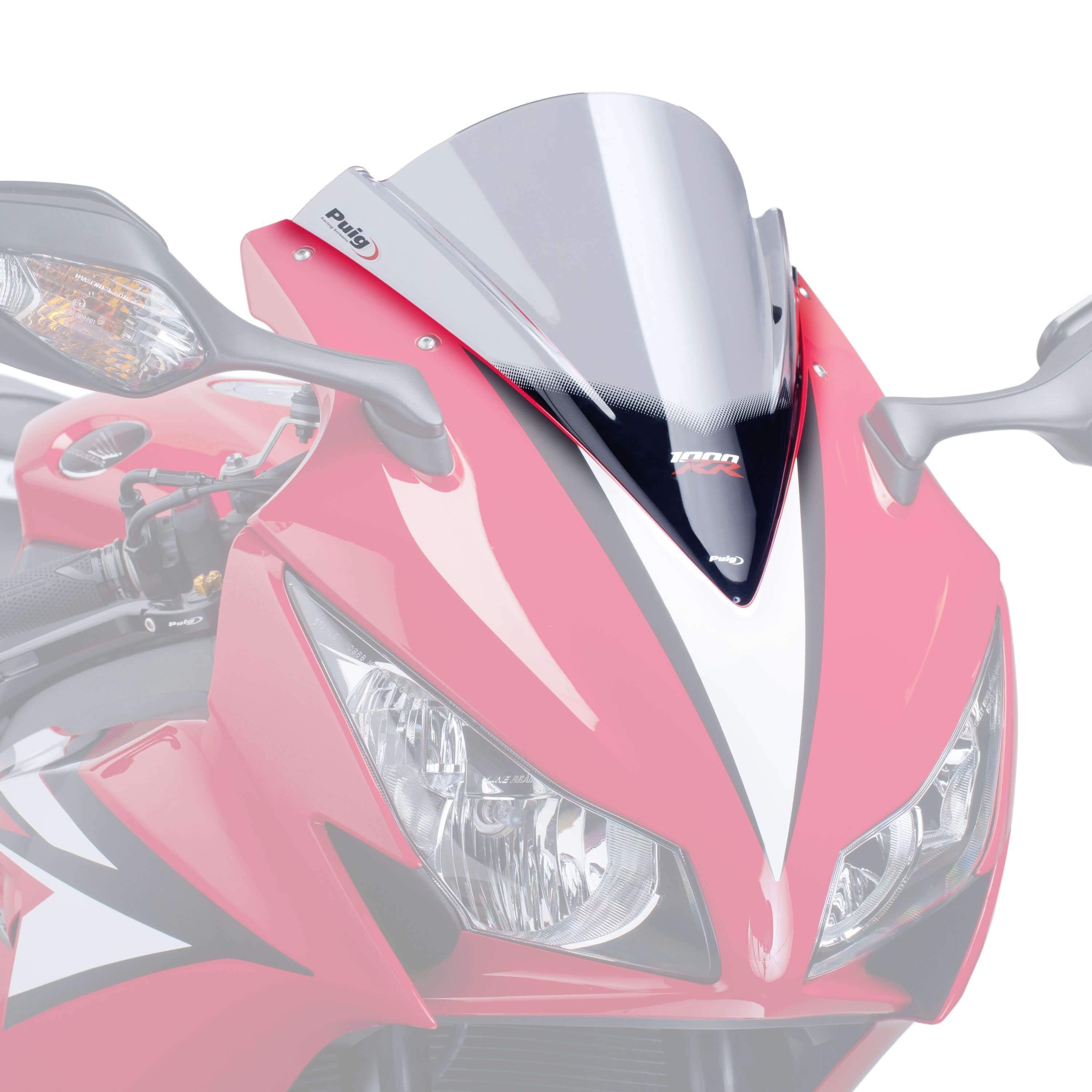Puig Racing Screen | Light Smoke | Honda CBR 1000 RR 2012>2016-M5994H-Screens-Pyramid Motorcycle Accessories
