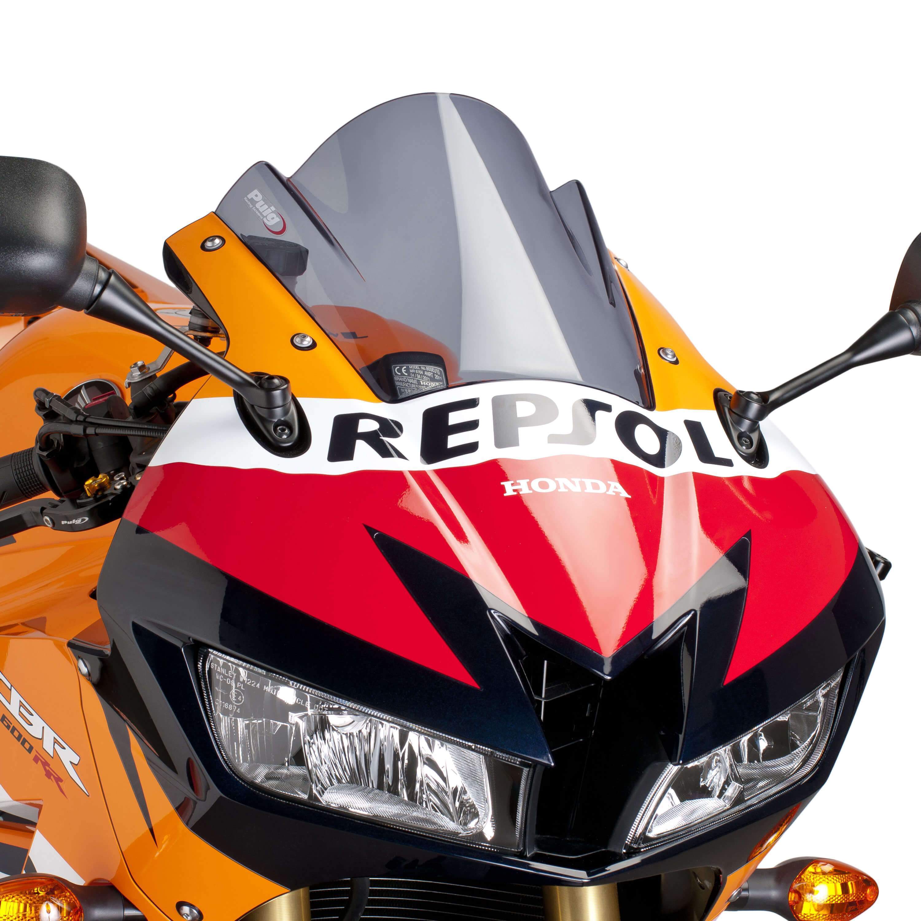 Puig Racing Screen | Light Smoke | Honda CBR 600 RR 2013>2016 -  Shop name