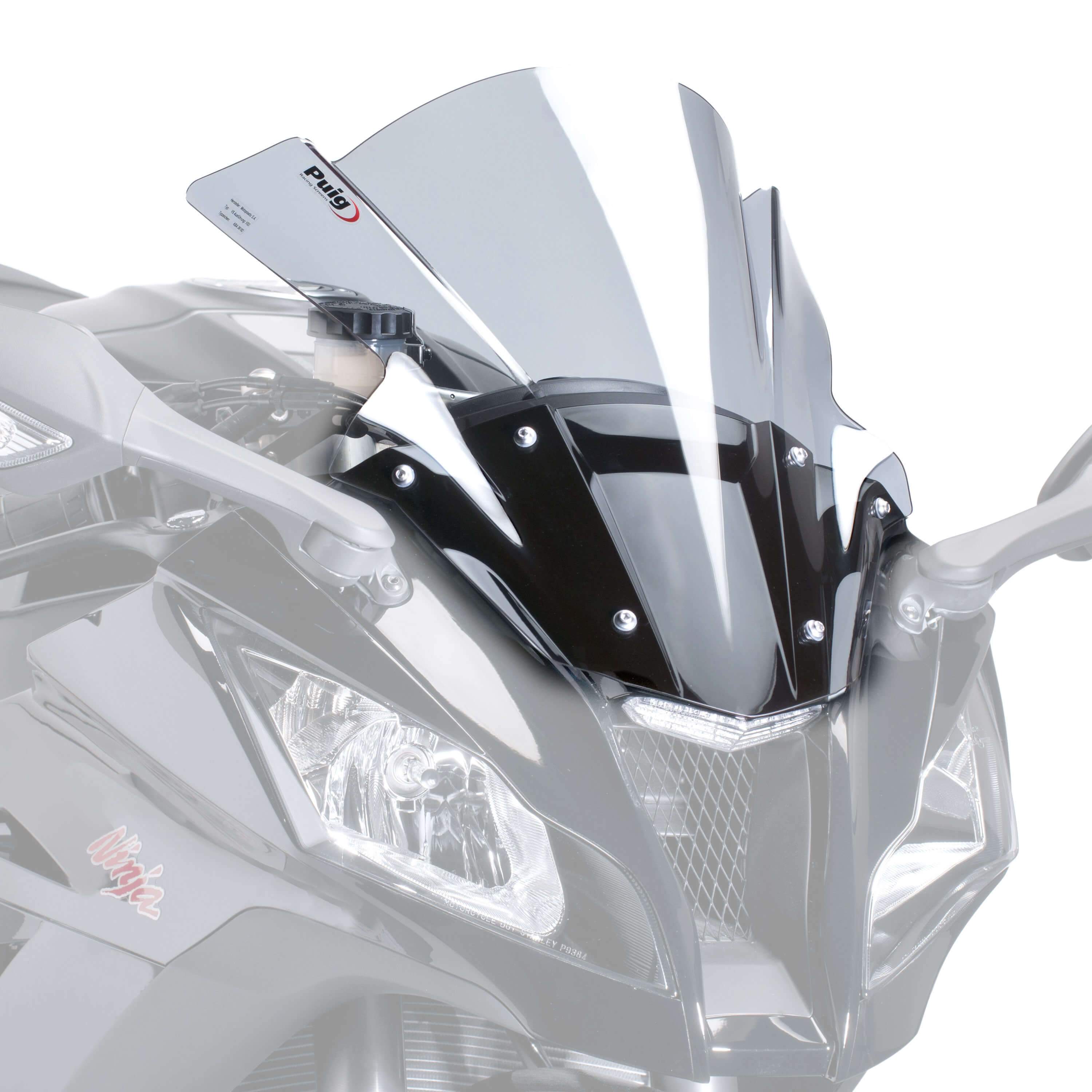 Puig Racing Screen | Light Smoke | Kawasaki ZX10-R 2011>2015-M5603H-Screens-Pyramid Motorcycle Accessories