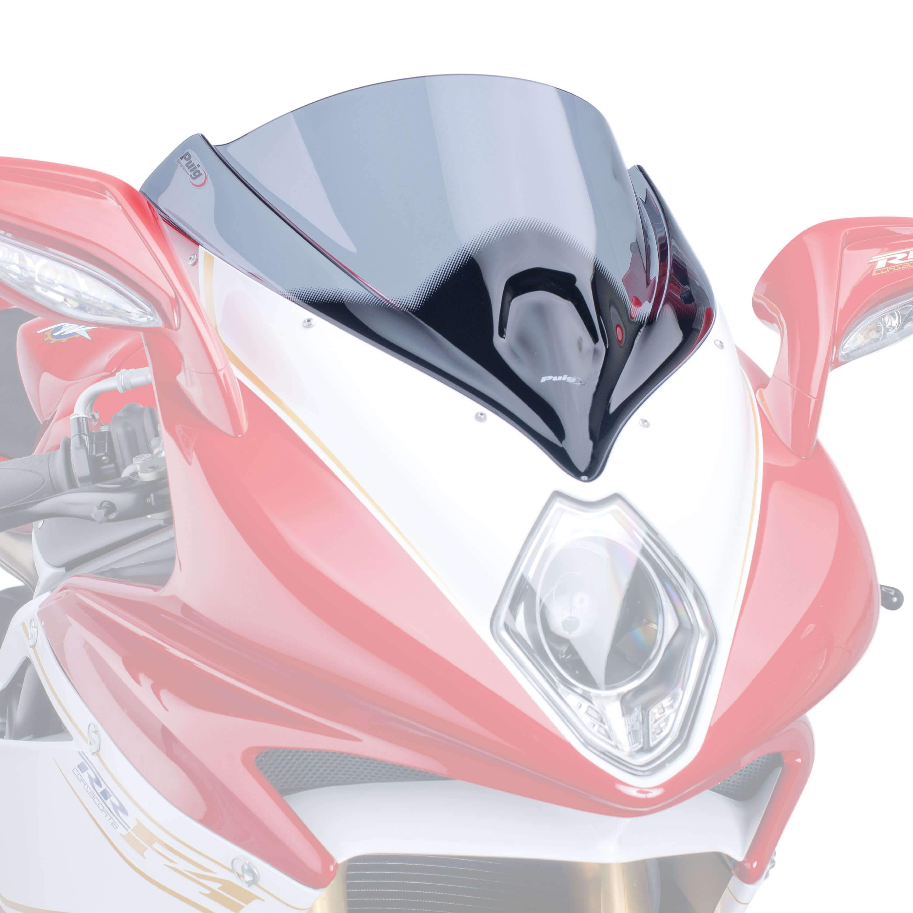 Puig Racing Screen | Light Smoke | MV Agusta F4 RR 2013>Current-Screens-Pyramid Motorcycle Accessories