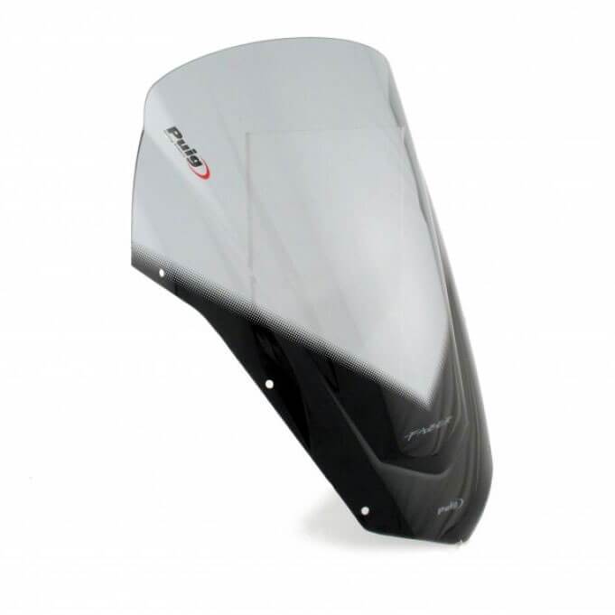 Puig Racing Screen | Light Smoke | Yamaha FZ6 Fazer S2 2007>2010-Screens-Pyramid Motorcycle Accessories