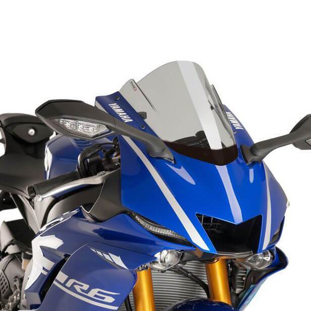 Puig Racing Screen | Light Smoke | Yamaha YZF-R6 2017>Current -  Shop name