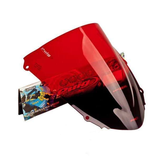 Puig Racing Screen | Red | Honda CBR 1000 RR 2004>2007-Screens-Pyramid Motorcycle Accessories