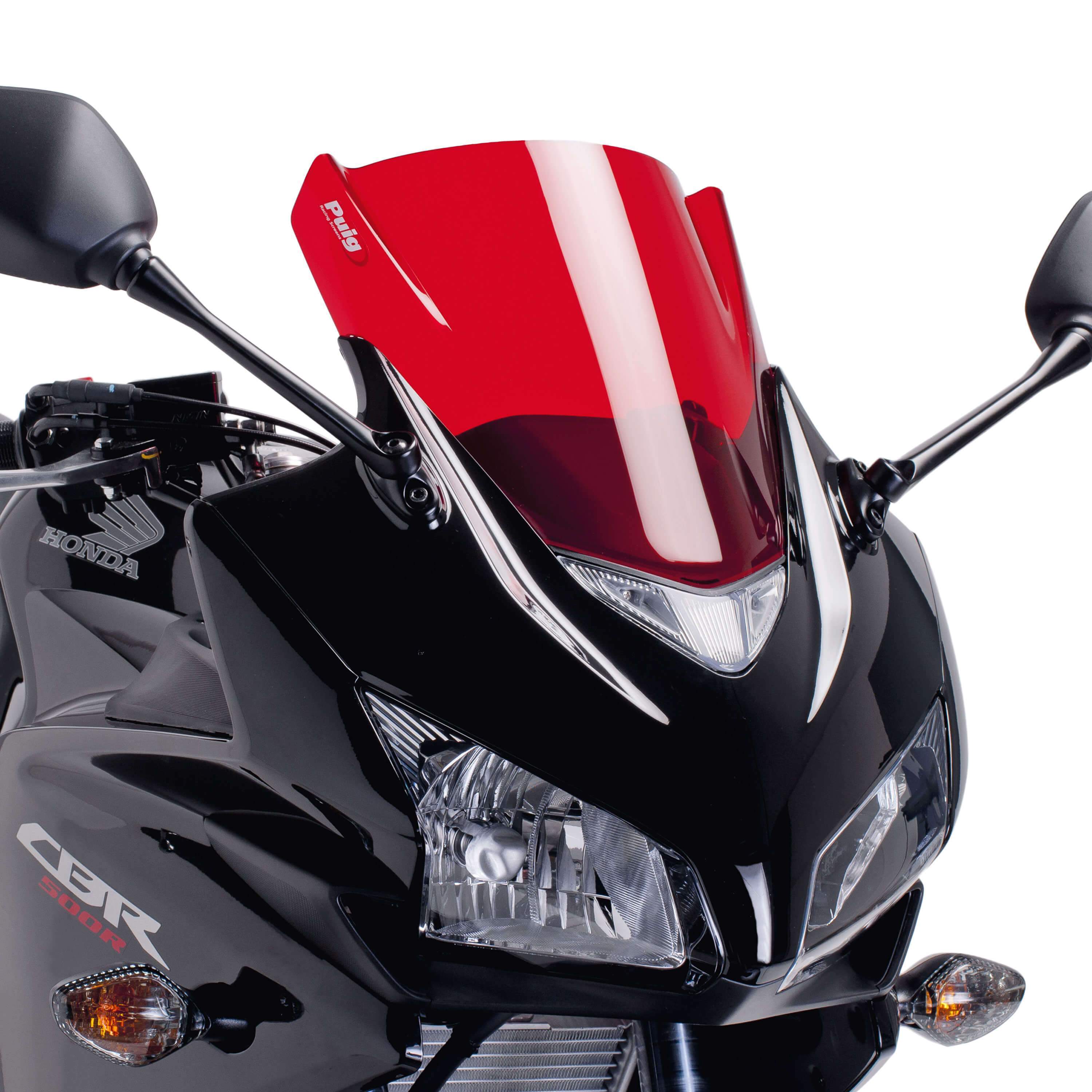 Puig Racing Screen | Red | Honda CBR 500 R 2013>2015 -  Shop name