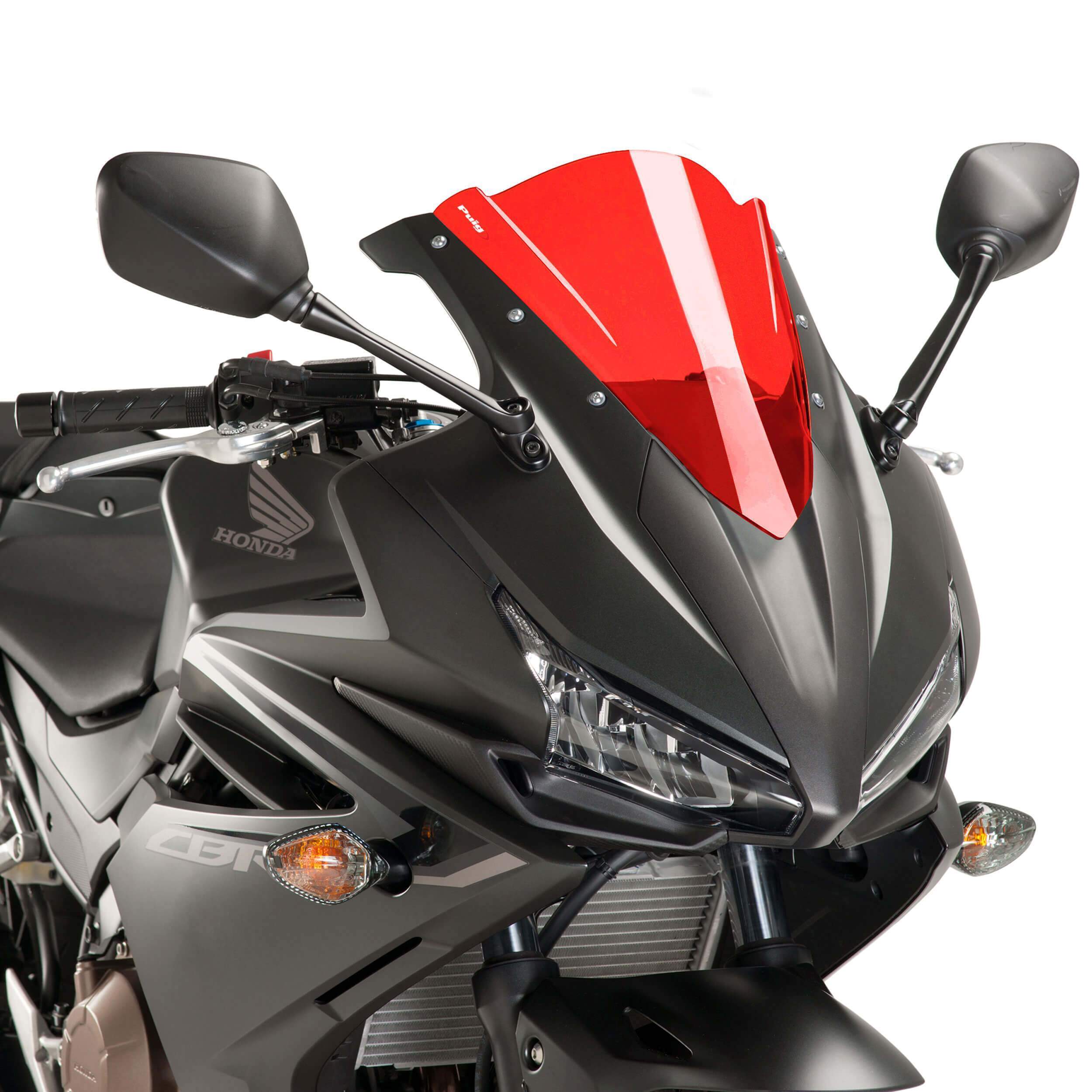 Puig Racing Screen | Red | Honda CBR 500 R 2016>2018 -  Shop name