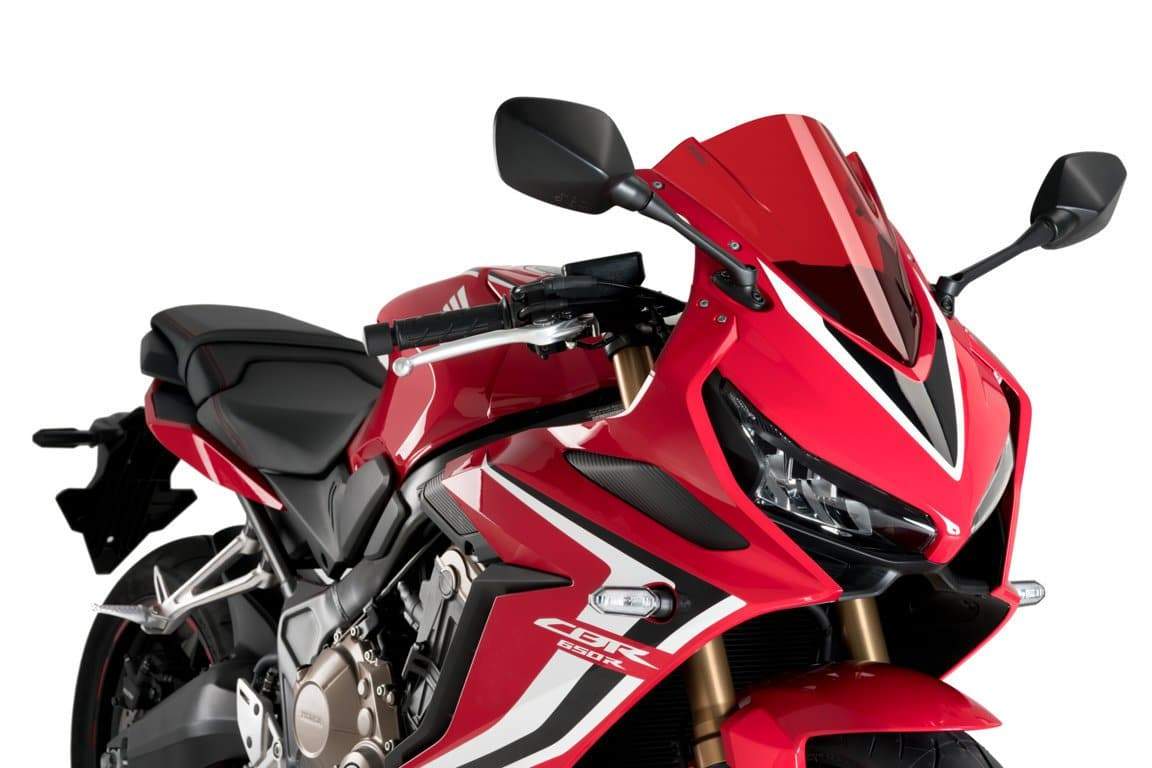 Puig Racing Screen | Red | Honda CBR 650 R 2019>Current-Screens-Pyramid Motorcycle Accessories
