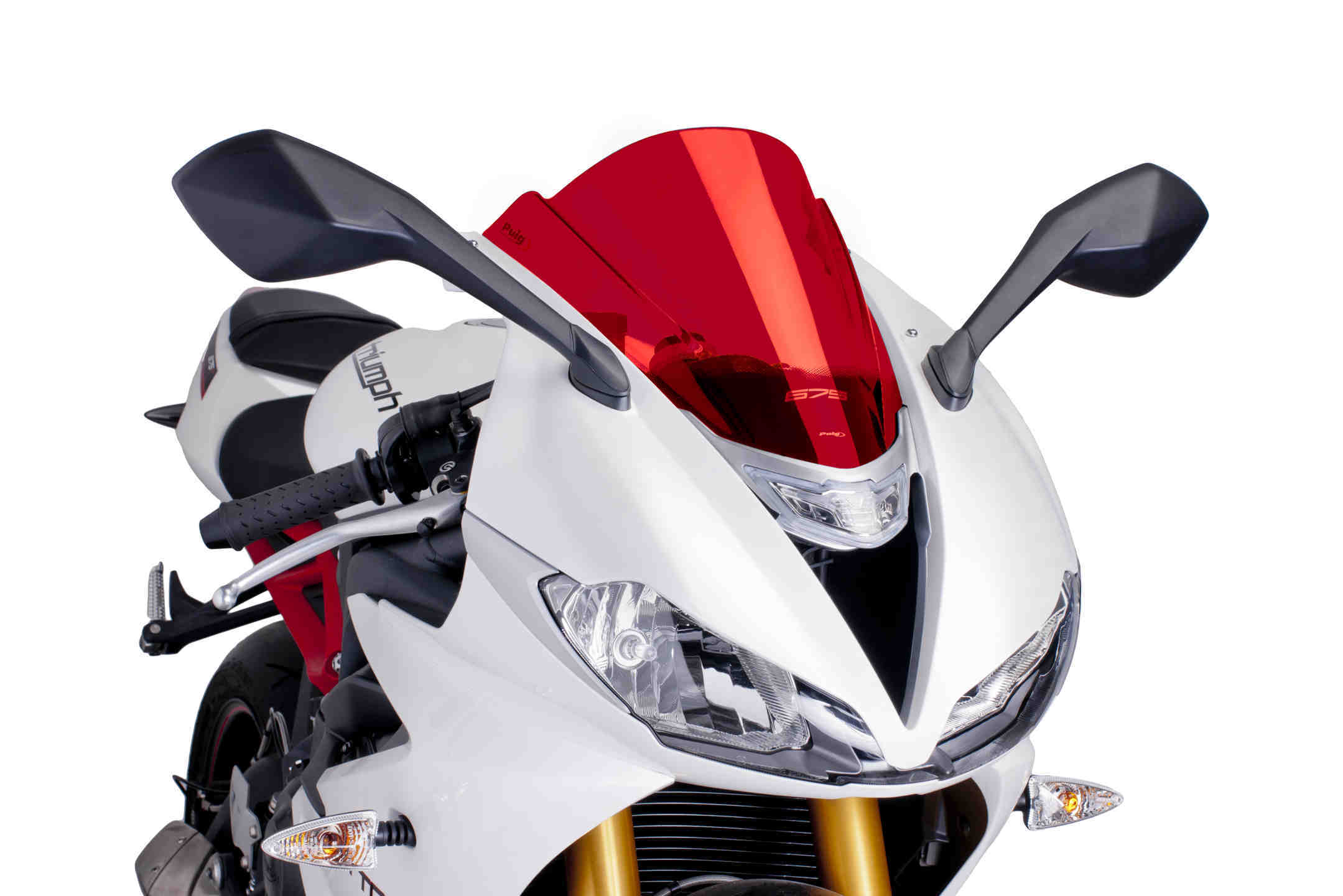 Puig Racing Screen | Red | Triumph Daytona 675 2013>2016 -  Shop name