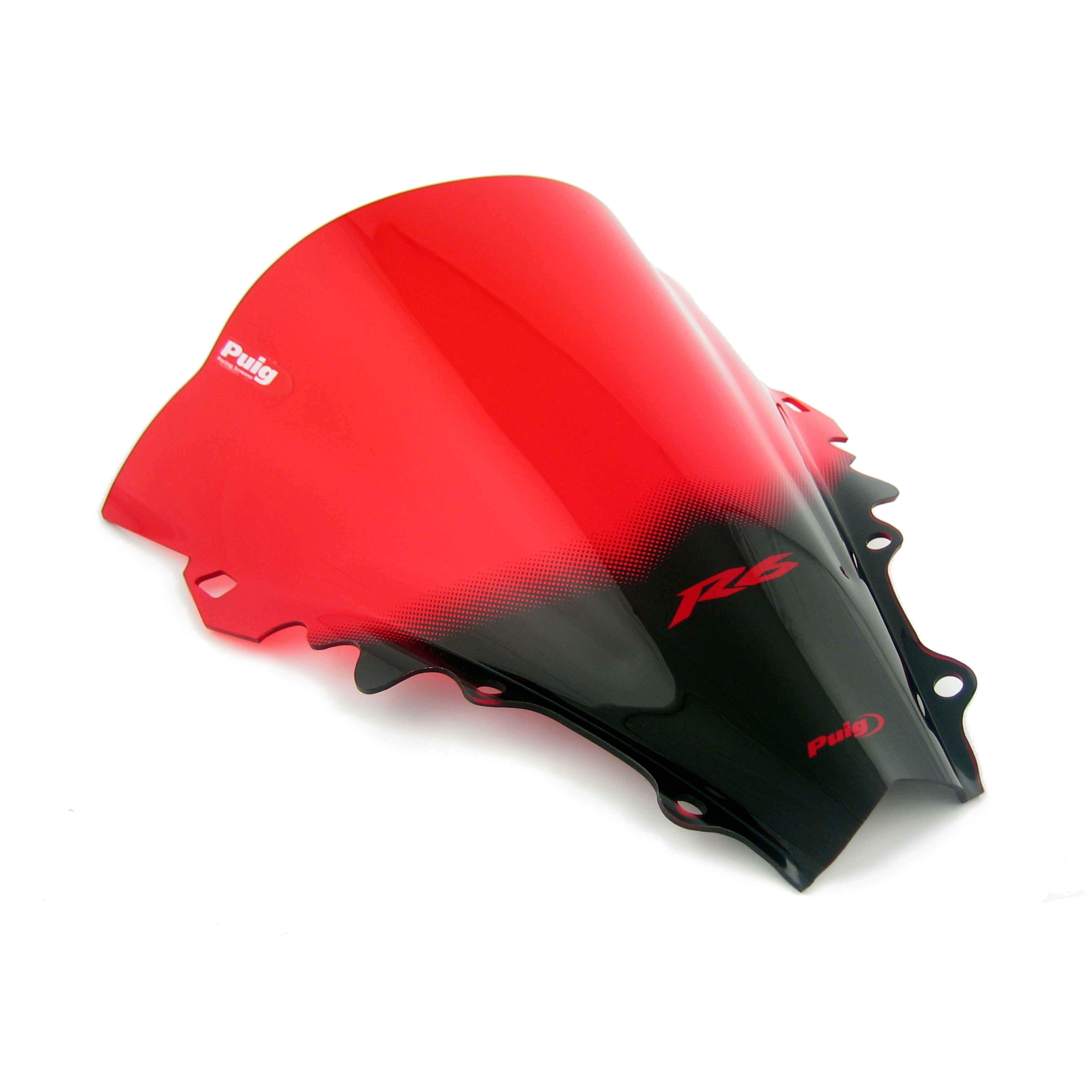 Puig Racing Screen | Red | Yamaha YZF-R6 2006>2007 -  Shop name