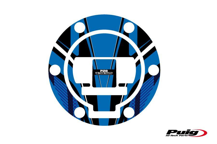 Puig Radikal Fuel Cap Cover | Blue | BMW R1200 GS 2013>2018-M6825A-Tank Protection-Pyramid Motorcycle Accessories