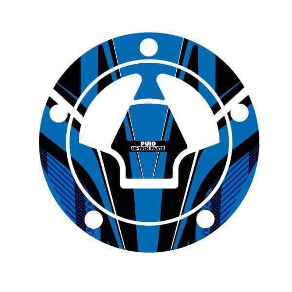 Puig Radikal Fuel Cap Cover | Blue | Kawasaki Versys 1000 2015>Current-M6312A-Tank Protection-Pyramid Motorcycle Accessories