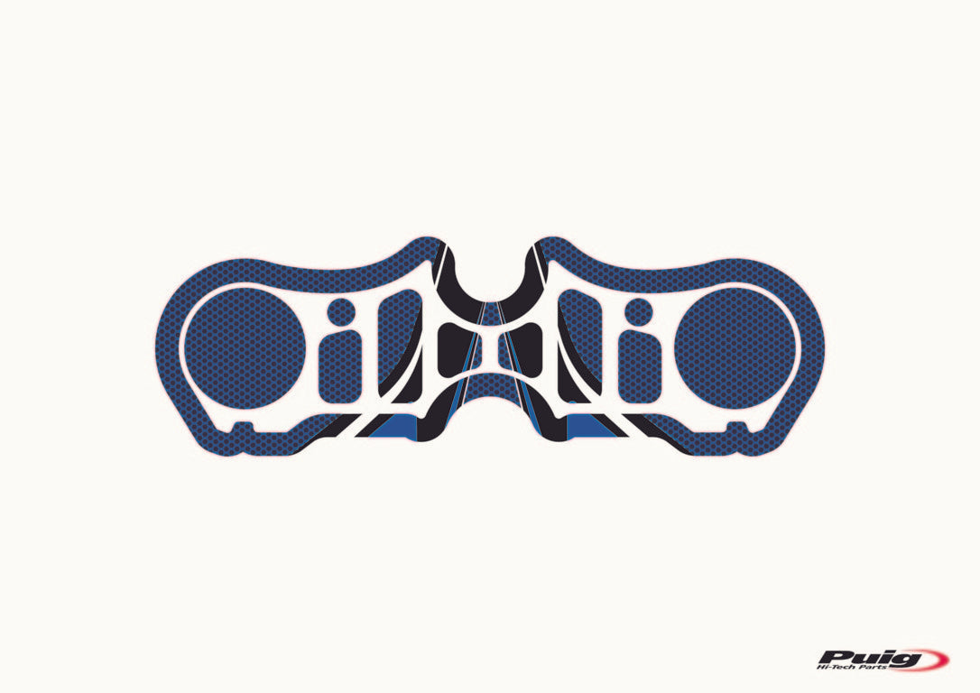 Puig Radikal Yoke Protector | Blue | Yamaha YZF-R7 2021>Current -  Shop name