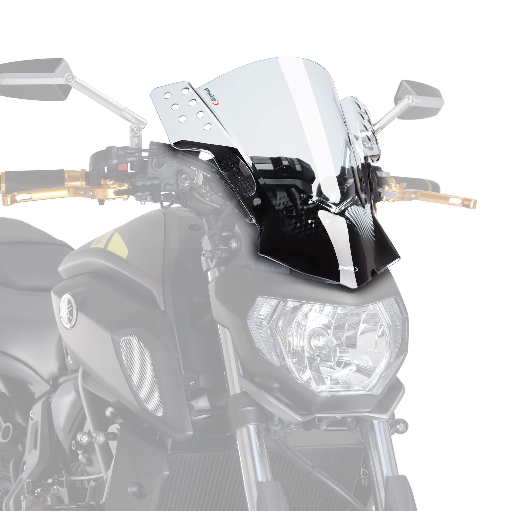 Puig Rafale Screen | Clear | Kawasaki ER-5 1996>2006-Screens-Pyramid Motorcycle Accessories