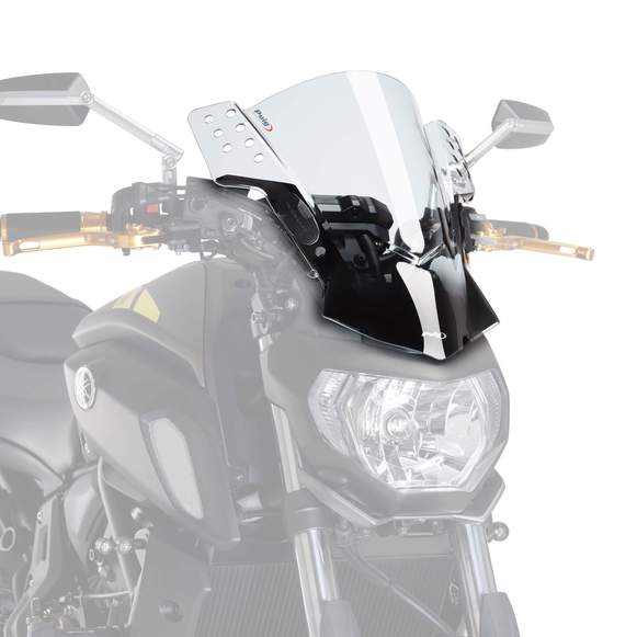 Puig Rafale Screen | Clear-M5881W-Screens-Pyramid Motorcycle Accessories